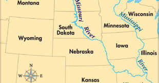 Missouri River Map With States Missouri River Missouri River Great Plains Illinois River
