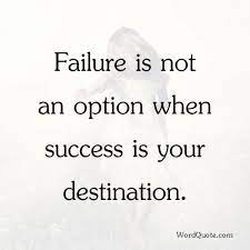 They'll tell you failure is not an option. Failure Is Not An Option Quote Option Quotes Failure Quotes Memes Quotes