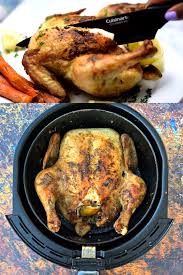 Easy Air Fryer Rotisserie Roasted Whole Chicken In 2020 Airfryer Rezepte Rezeptideen Essensrezepte