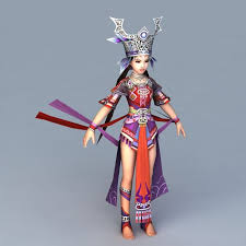 Ancient Hmong Princess 3d Model 3d Model Model Low Poly 3d Models