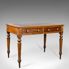This Is An Antique Writing Table A Victorian Library Desk English Oak From The Mid 19th Centur Antique Writing Tables Victorian Library Antique Writing Desk