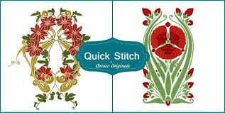 Aida 14, cream 167w x 164h stitches size(s): 2 Different Quick Stitch Art Nouveau Designs 8 Counted Cross Stitch Patterns 736902927700 Ebay