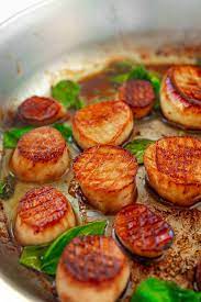 Vegan Scallops In Lemon Garlic Butter Recipe Vegan Fish Gout Friendly Recipes Vegetarian Recipes