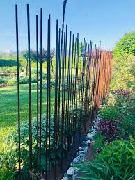 Zaun Cortenstahl Sichtschutz Sichtwand Landschaftsbau Haus Und Garten Garten