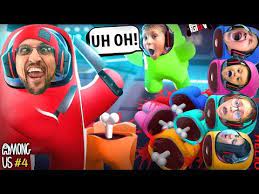 Among Us Betrayal Against My Whole Family 3d Gameplay Fgteev 4 W Skit Youtube Kids Entertainment Skits Betrayal