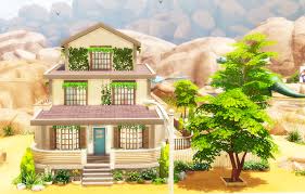 Shysimblr The Modern Burrow Size 30x20 Lot Pebble Burrow Location Oasis Springs 4 Bedrooms 2 Bathrooms Cc Free Maison Sims Maison Moderne