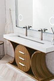 Size of the sink is about 50*40*15cm. 2014 Bathroom Trends Adding A Second Sink To A Master Bathroom