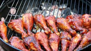 Turn chicken over, close the lid of the grill, and cook, basting with remaining barbeque sauce ever 6 minutes, until no longer pink at the bone and the juices run clear, about 35 minutes. How To Make Bbq Chicken Easy Basic Bbq Grilled Chicken Youtube