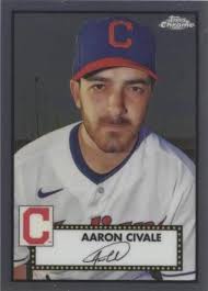 2021 Topps Chrome Platinum Anniversary AARON FLETCHER Rose Gold Mini  Diamond /75