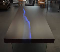 Kasparo Table With Resin And Led Which Alive Hand Made On Request One Table One New Tree Mit Bildern Holztisch Design Harztisch Holzharztisch