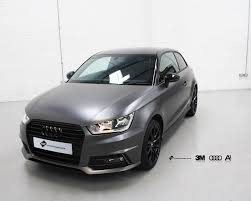 Audi A1 3m Satin Dark Grey Personal Vehicle Wrap Project Autos