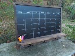Large Chalkboard Calendar Message Board Office Decor Kitchen Etsy Chalkboard Calendar Large Chalkboard Decor