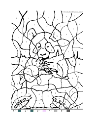 Letter P Panda Color By Number Animal Coloring Pages Coloring Pages Online Coloring