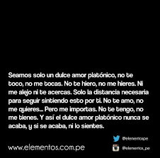 Amor Platonico Frases Inspiradoras Pensamientos Amor Platonico