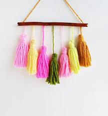 Bohemian macrame wall hanging diy craftsy christmas. Diy Boho Tassel Wall Hanging Craftbits Com