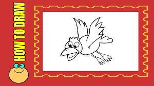 How To Draw A Crow Flying Step By Step In Easy Way Youtube Cartoon crow drawing and coloring for kids ▻ please like ✯ comment ✯ subscribe to. how to draw a crow flying step by step in easy way