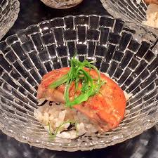 Visiting New York Chef Tadashi Ono Demonstrated Japanese Rice With Foie Gras Truffle And Beccou An Sauce For Japanrice Jre Eve Japanese Rice Foodie Chef Life