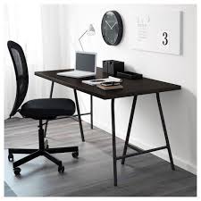 Linnmon Lerberg Bord Svartbrun Gra 150x75 Cm Ikea Skrivbord Vit Ikea Kontor Inspiration