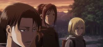 Regarder L Attaque Des Titans Saison 1 En Streaming Vf Livai Sasha Historia Titans Livai Attaque Des Titans