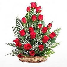 Whether you are sending a basket of flowers to mom, grandma, an aunt, or other loved one, a flower arrangement presented in a basket brings vibrant floral beauty with a country twist. Floralbay Special Basket Arrangement Of Red Roses Fresh Flowers Basket Of 31 Amazon In Home Kitchen