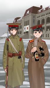 pzkpfwi, original, 2girls, alcohol, ammunition pouch - Anime R34
