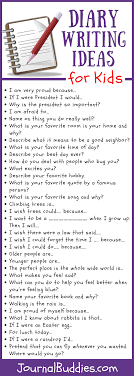 Diary Writing Ideas For Kids Diary Writing Writing Prompts For Kids Fun Writing Prompts