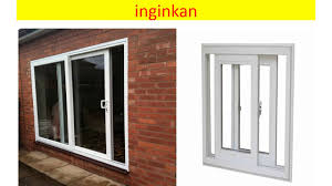 Tingkap cermin kayu bersadur mempunyai luaran yang dilindungi oleh aluminium, manakala bahagian dalamnya berwarna atau dicat kayu. Tingkap Sliding Dapur Desainrumahid Com