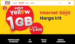 Cara Daftar Dan Unreg Paket Yellow Indosat 1 Gb Rp 2000 Mkomsel Com