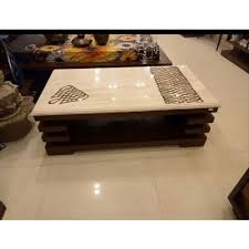 Calacatta oro marble, natural wicker the amazonas collection design. Brown Marble And Inlay Rectangular Center Table Rs 1000 Square Feet Id 20656342197