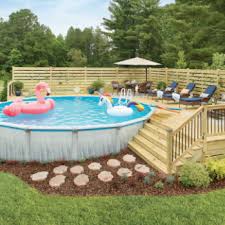 The Home Depot In 2020 Pool Deck Plans Above Ground Pool Landscaping Swimming Pool Decks