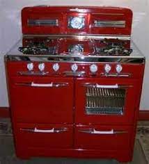 Primary oven capacity, in black: 62 Red Stoves Ideas Vintage Stoves Red Kitchen Vintage Appliances