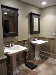 My Yellow Farmhouse Painting Bathroom Walls Bathrooms Remodel Two Tone Walls