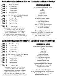 Divide the remainder starter mixture into 1 cup portions to give to. Amish Friendship Bread Starter And Recipe 4 Steps With Pictures Instructables