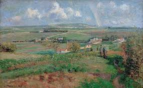 The Rainbow Pontoise 1877 By Camille Pissarro French 1830 1903 Oil On Canvas 53 X 81 Cm 20 9 X 31 9 In C Kr Camille Pissarro Impressionisme Kunstwerk