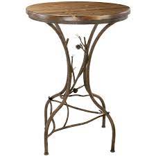 Check spelling or type a new query. Wrought Iron Bar Table Rustic Pine Bar Table With 42 Round Top