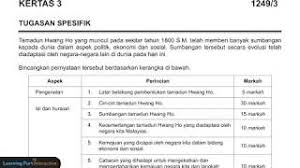 Peraturan pemarkahan tingkatan 4 bab 1 soalan : Tingkatan 4 Sejarah Spm Kertas 3 Bab 1 Part 7 10 Youtube