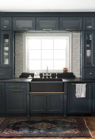 Bathroom & kitchen sink installation type. Dark Kitchen Cabinets That Frame Window Above Sink Room For Tuesday