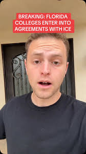 NEWS: Florida colleges are now entering into agreements with ICE. Follow  @aaronparnas for more.