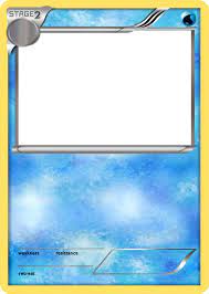 Bw Water Stage 2 Pokemon Card Blank By The Ketchi On Deviantart Pokemon Card Template Pokemon Birthday Party Pokemon Birthday