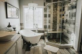 A mix of ann sacks surfaces, including a pebble wall covering, brings a warm feel to a guest bath of an aspen, colorado, home which was renovated by stonefox architects. 8 Cheap Diy Bathroom Renovation Ideas In 2021 Opptrends 2021