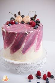 Zusammen mit mama versucht sie sich an einem regenbogen kuchen. Tutorial Aquarelltechnik Auf Torte Vanilletanz