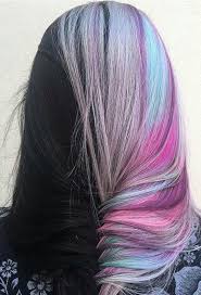 Half Dyed Fishtail Braided Hair Color Inspiration Idea Pastel Hair Inspiration Color Two Color Hair Half And Half Hair