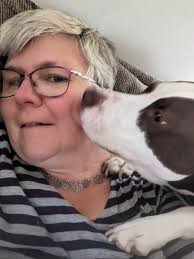 Happy 4th birthday Phoebe (DRR Rouge)!!! She's the sweetest and most loving  pup and still the quirkiest little girl. Lots of treats and walks today to  celebrate!