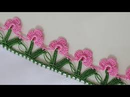 Sirali Yaprakli Cicek Oyasi Yapimi Youtube Bicos De Croche Simples Flores De Croche Apliques De Croche