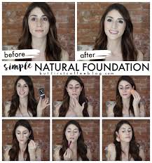 natural foundation tutorial simple