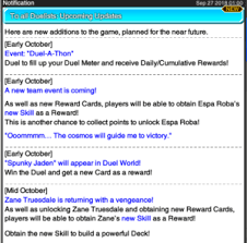 Espa roba claims to have psychich abilities, but you soon find out he's a liar. The Organization Duel Links Future Updates