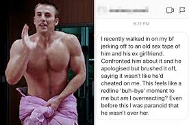 Rob was twisting his ankle, so. I Caught My Boyfriend Jerking Off To Videos Of His Ex Should I Dump Him