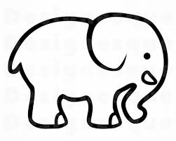 elephant outline 4 svg elephant svg elephant outline etsy elephant outline 4 svg elephant svg elephant outline clipart elephant outline files for cricut cut files for silhouette dxf png eps