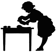 5 out of 5 stars. Girl Setting Table Clipart Etc Clip Art Girls Bookshelf Table Settings