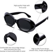 Clout Goggles Hypebeast Oval Sunglasses Mod Style Kurt Cobain (White) |  Nexion